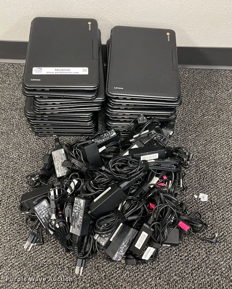 image for item MU9040 (20) Lenovo Chromebook laptops