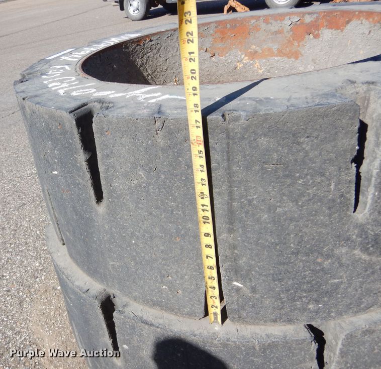 image for item MX9994 (4) solid tires and wheels