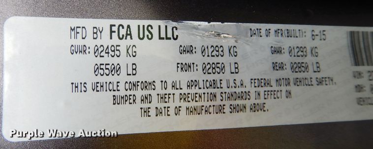 image for item DN1691 2015 Dodge Charger Police