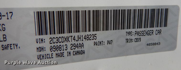 image for item DN1693 2018 Dodge Charger Police 