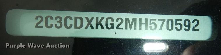 image for item DN1698 2021 Dodge Charger Police