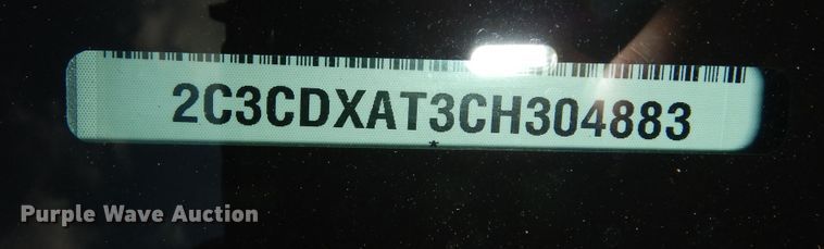 image for item DN1703 2012 Dodge Charger Police