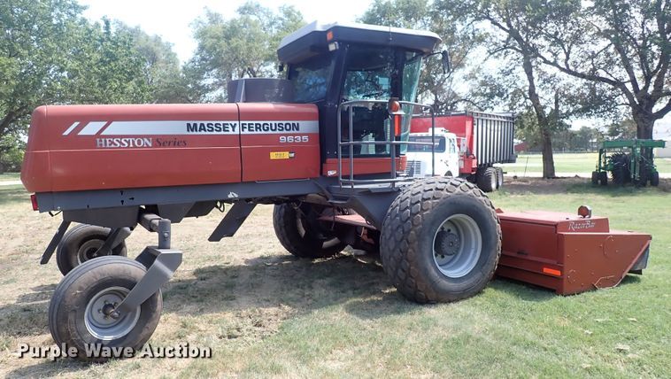 image for item DG2681 2009 Massey Ferguson 9635  windrower