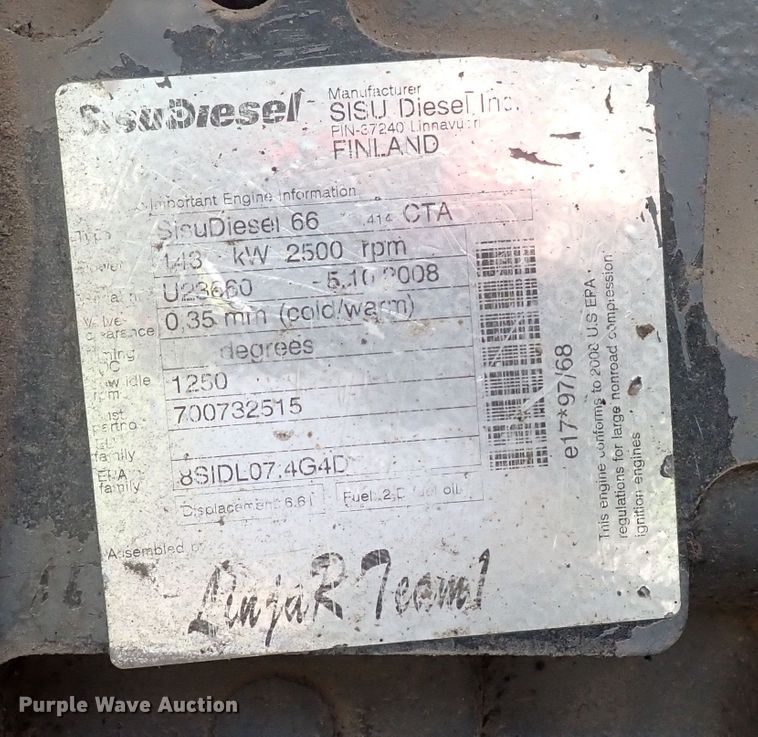 image for item DG2681 2009 Massey Ferguson 9635  windrower