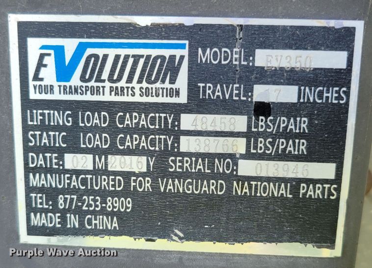 image for item DM2440 1996 Wilson PSAL-303P  livestock trailer