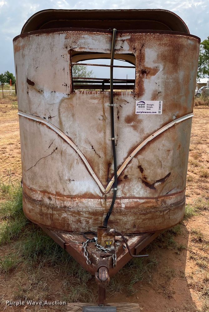 image for item DN5078 Shop built  livestock trailer