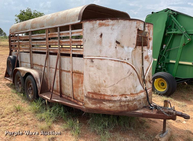 image for item DN5078 Shop built  livestock trailer