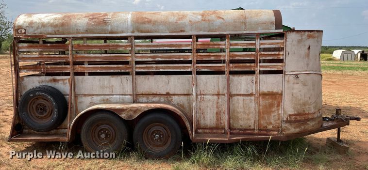image for item DN5078 Shop built  livestock trailer