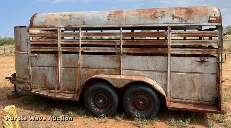 image for item DN5078 Shop built  livestock trailer