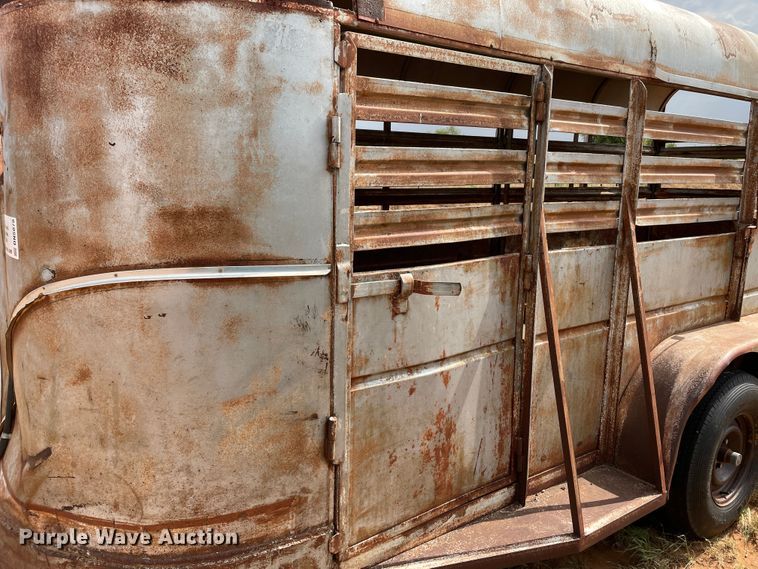 image for item DN5078 Shop built  livestock trailer