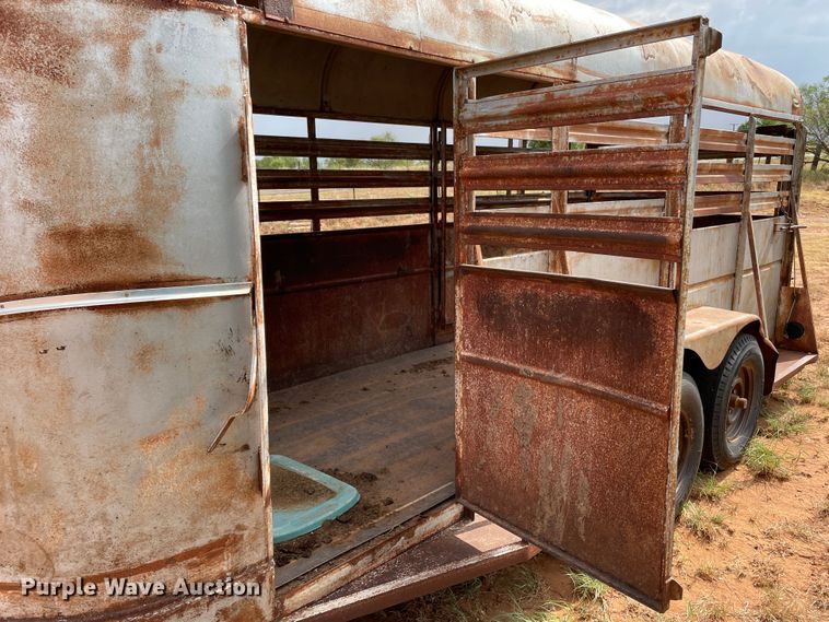image for item DN5078 Shop built  livestock trailer