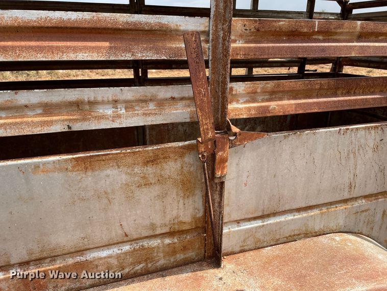 image for item DN5078 Shop built  livestock trailer