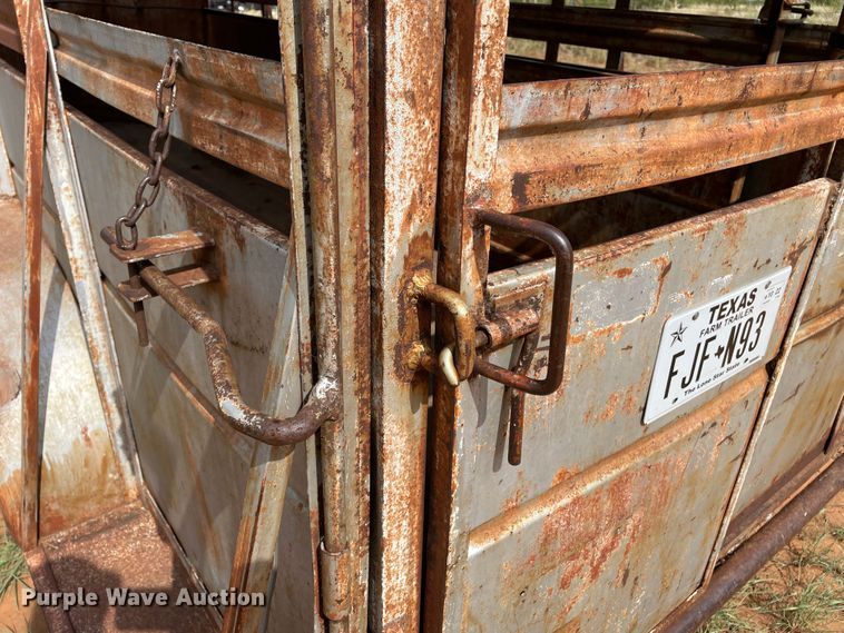 image for item DN5078 Shop built  livestock trailer