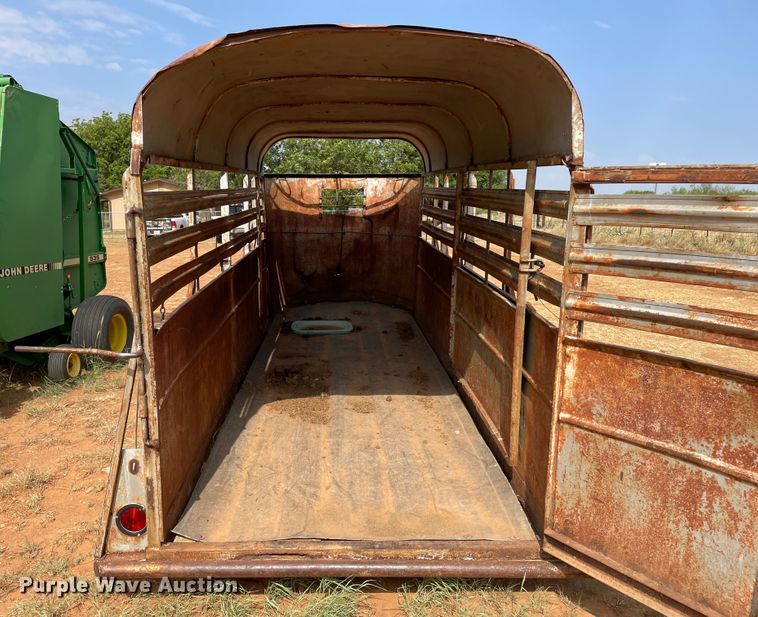 image for item DN5078 Shop built  livestock trailer