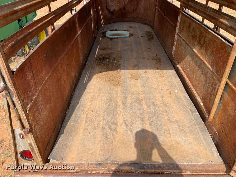 image for item DN5078 Shop built  livestock trailer