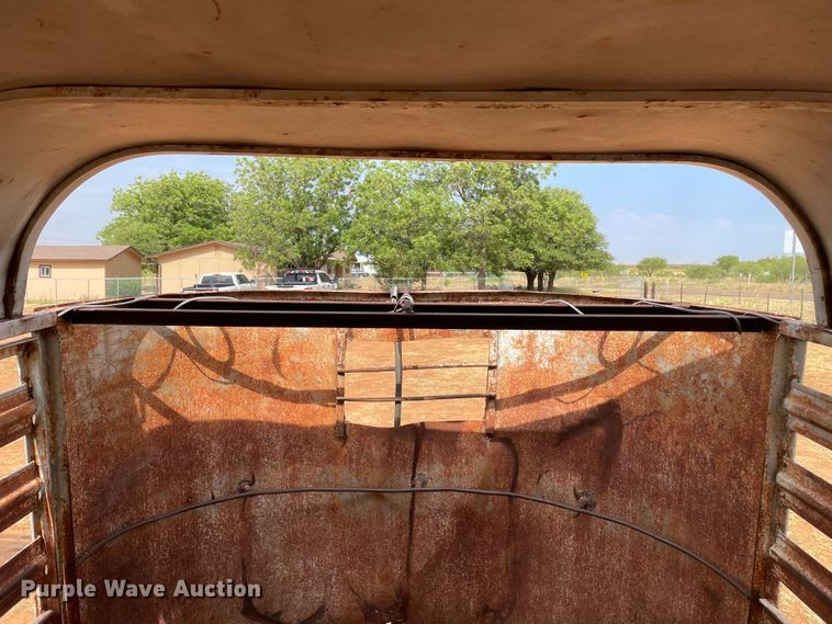 image for item DN5078 Shop built  livestock trailer