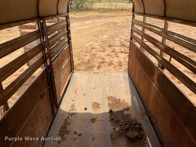 image for item DN5078 Shop built  livestock trailer