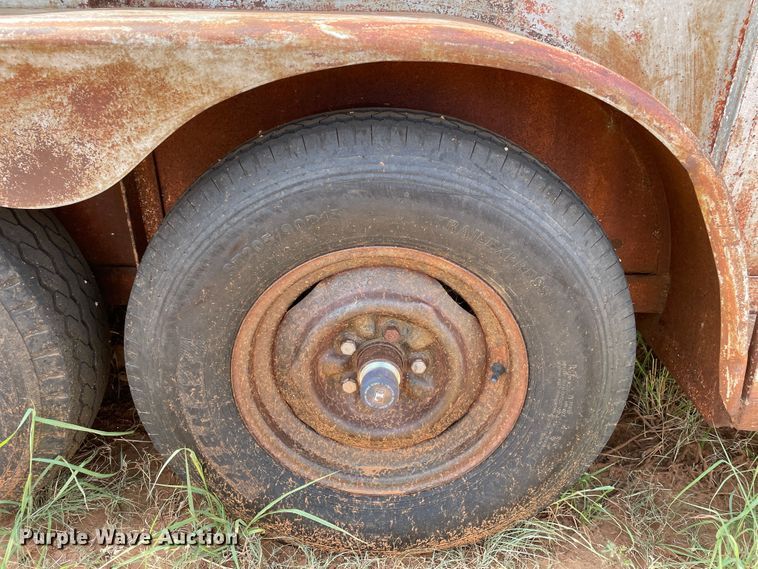 image for item DN5078 Shop built  livestock trailer