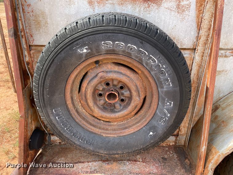 image for item DN5078 Shop built  livestock trailer