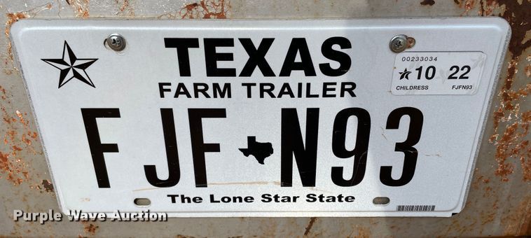 image for item DN5078 Shop built  livestock trailer