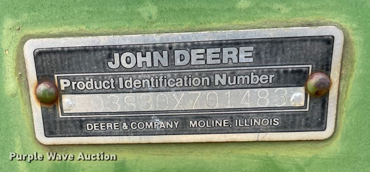 image for item DN5085 1985 John Deere 3830  windrower