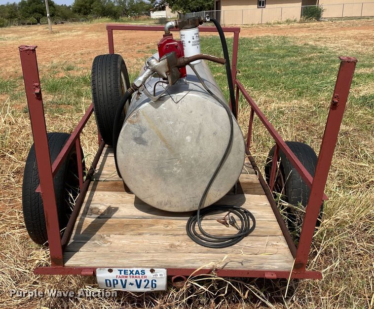 image for item DN5086 Shop built  fuel tank trailer