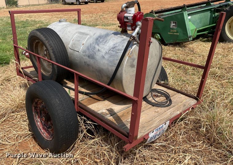 image for item DN5086 Shop built  fuel tank trailer