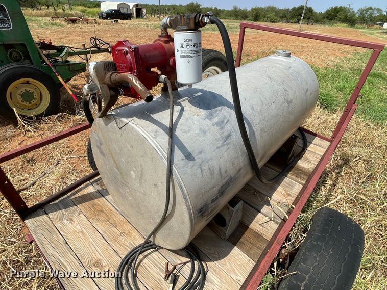 image for item DN5086 Shop built  fuel tank trailer