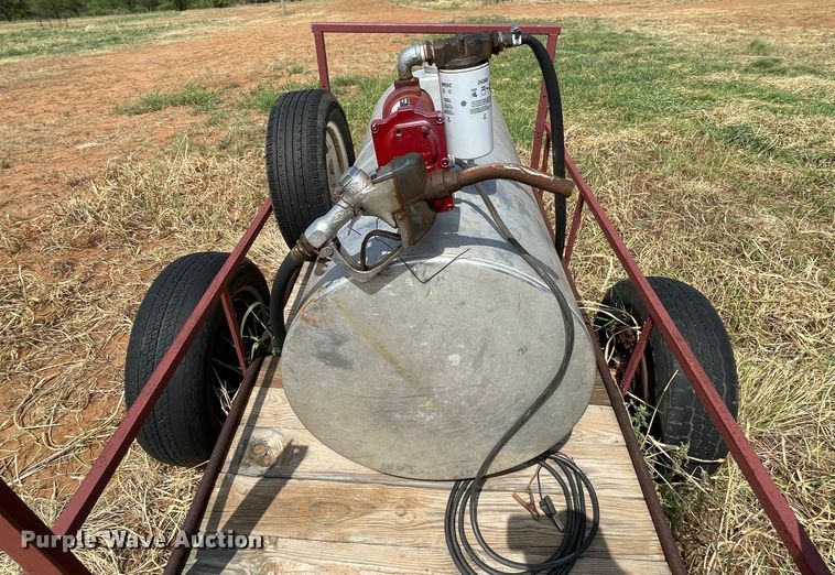 image for item DN5086 Shop built  fuel tank trailer