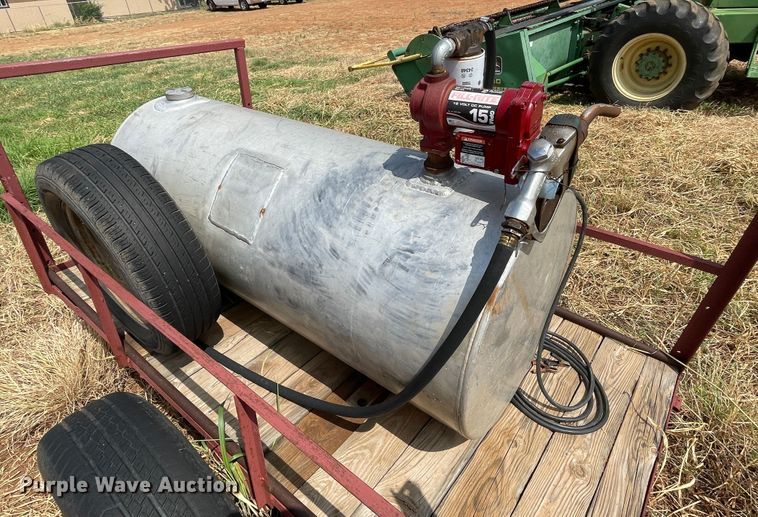 image for item DN5086 Shop built  fuel tank trailer