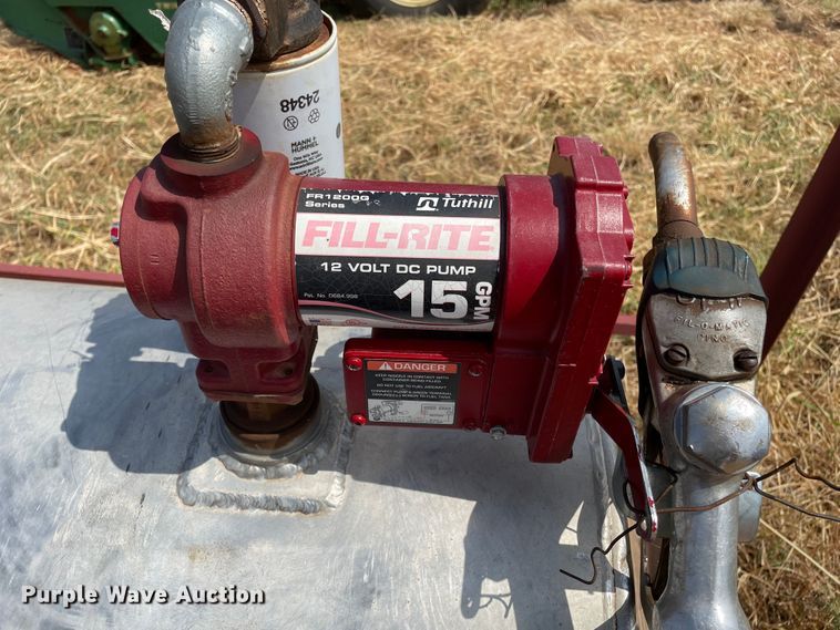 image for item DN5086 Shop built  fuel tank trailer