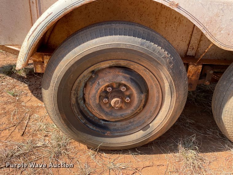 image for item DN5098 1970 Linville  livestock trailer