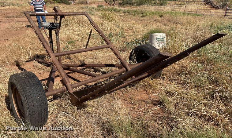 image for item DN5104 Shop built  hay bale mover