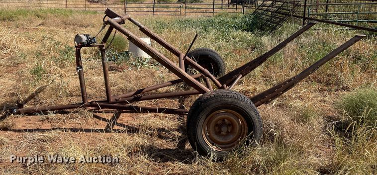 image for item DN5104 Shop built  hay bale mover