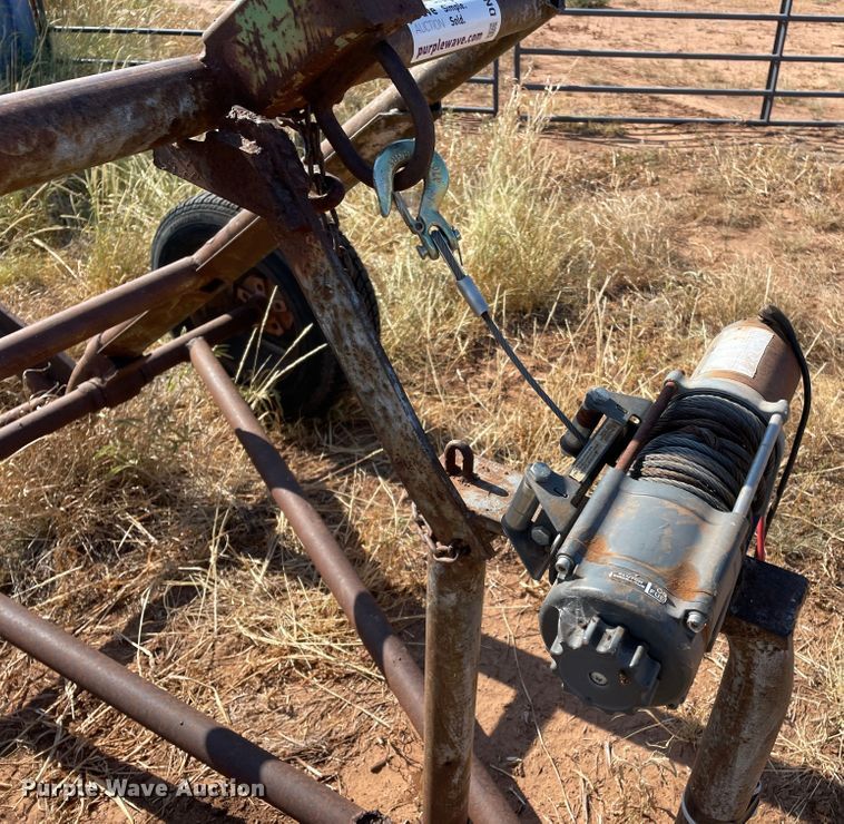 image for item DN5104 Shop built  hay bale mover