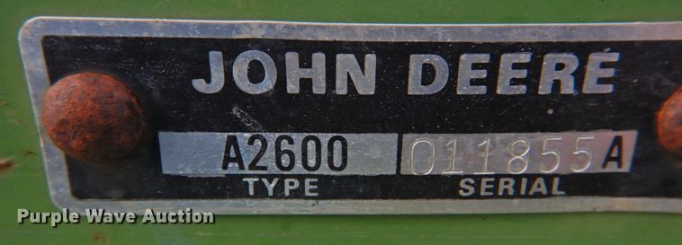 image for item DP4758 John Deere 2600  five bottom plow