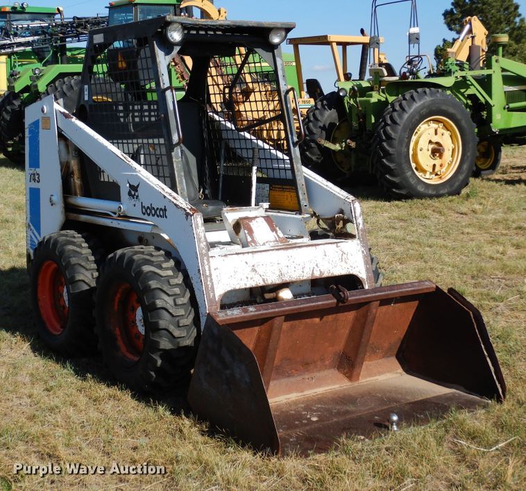 image for item DR1304 1981 Bobcat 743  skid steer loader