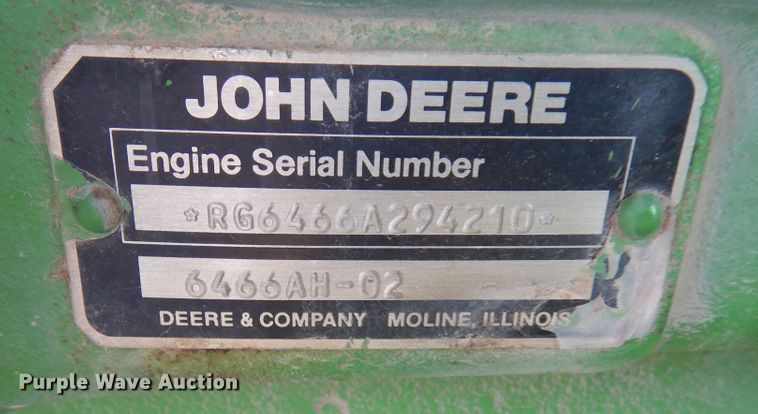 image for item DR1310 1985 John Deere 8820 Titan II  combine