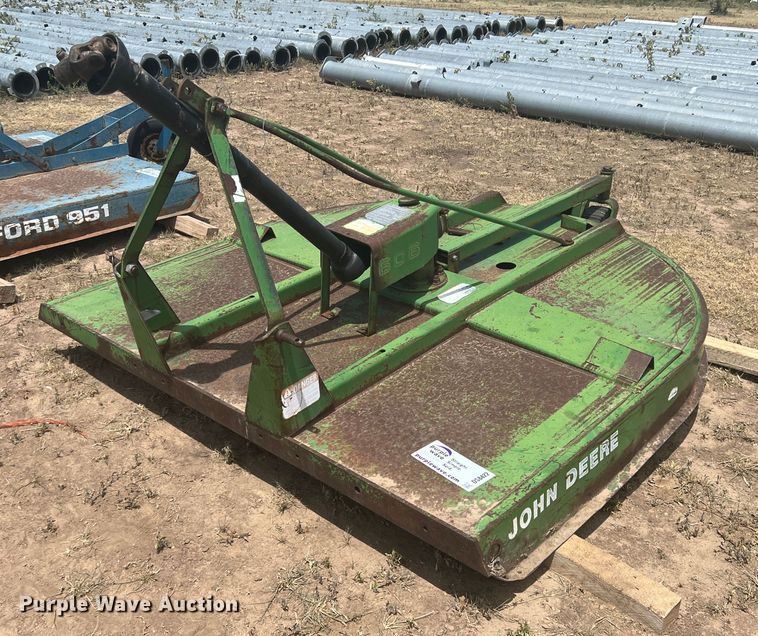 John Deere 606 rotary mower in Copeland, KS Item DS8422 sold Purple Wave
