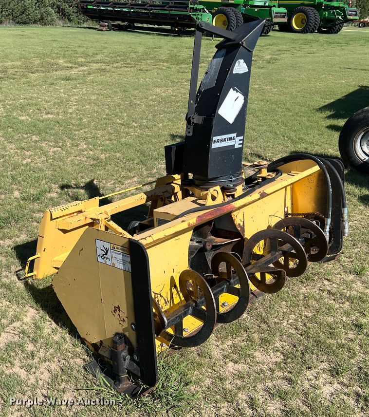 image for item DS8469 Erskine 1812X61  skid steer snow blower