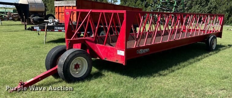 image for item DS8473 Econo Zero Grazer  hay bale feeder wagon