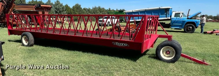 image for item DS8473 Econo Zero Grazer  hay bale feeder wagon