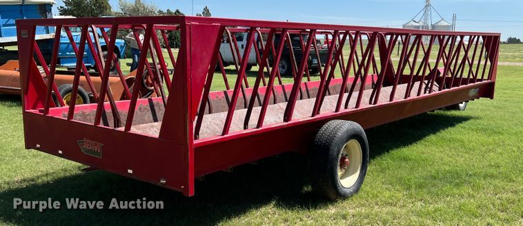 image for item DS8473 Econo Zero Grazer  hay bale feeder wagon