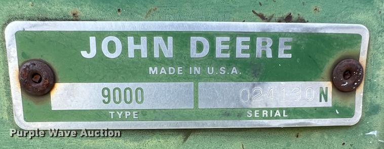 image for item DS8476 (2) John Deere 9000 grain drills