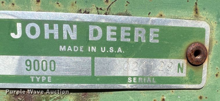 image for item DS8476 (2) John Deere 9000 grain drills