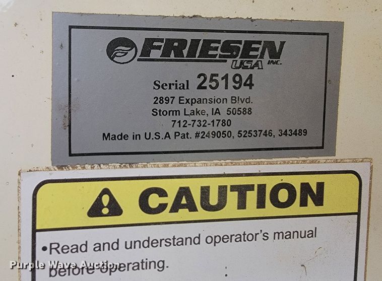 image for item JC9749 Friesen 375  seed tender