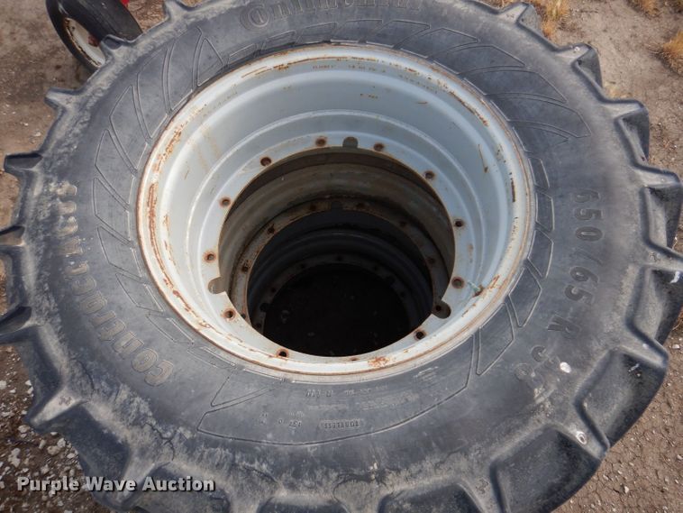 image for item JH9675 (3) Continental Contract AC65 floatation tires and wheels