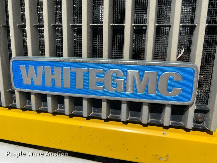image for item KC9841 1994 White GMC WG  fertilizer delivery truck