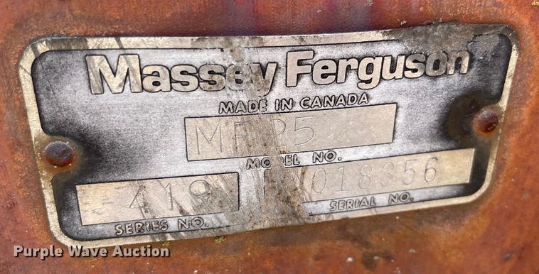 image for item KE9356 Massey Ferguson 25  hay rake