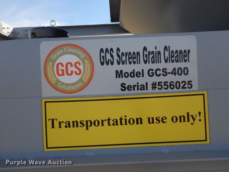 image for item KI9293 GCS 400  grain cleaner